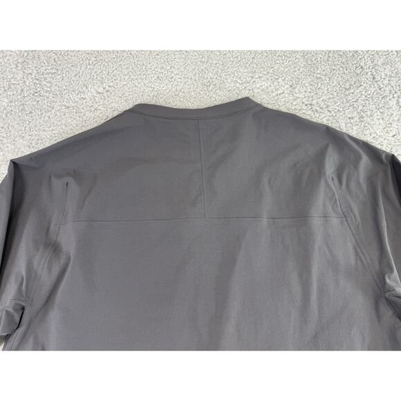 Lululemon Lab Confluence Mens Snapdown Shirt Pockets Men's Medium Charcoal - Picture 5 of 13